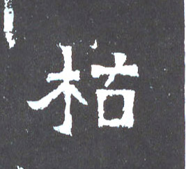 枯的书法