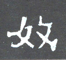 奴的书法