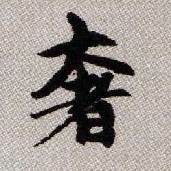 奢的书法