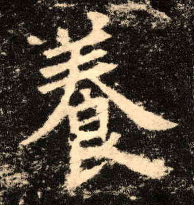 養 【养】的书法