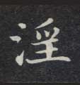 淫的书法