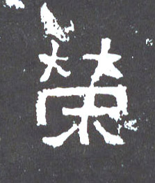 荣的书法