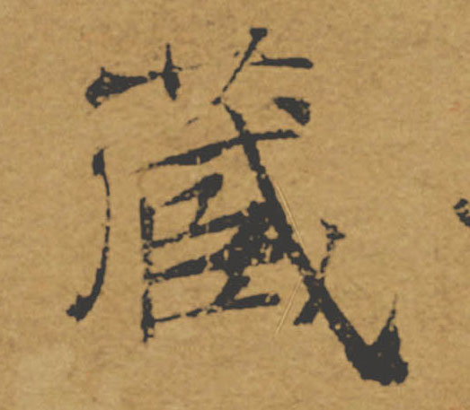 藏的书法