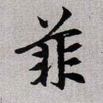 菲的书法
