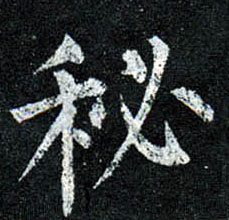 秘的书法