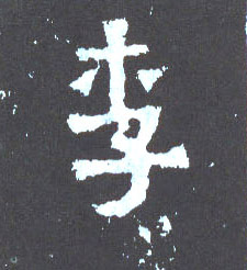 李的书法