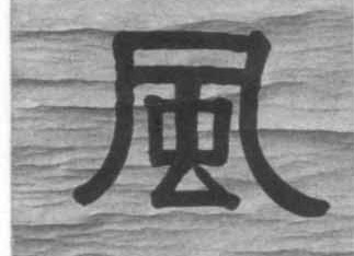 風【风】的书法