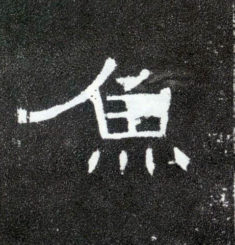 鱼的书法