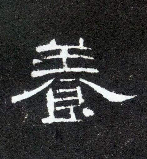 養 【养】的书法