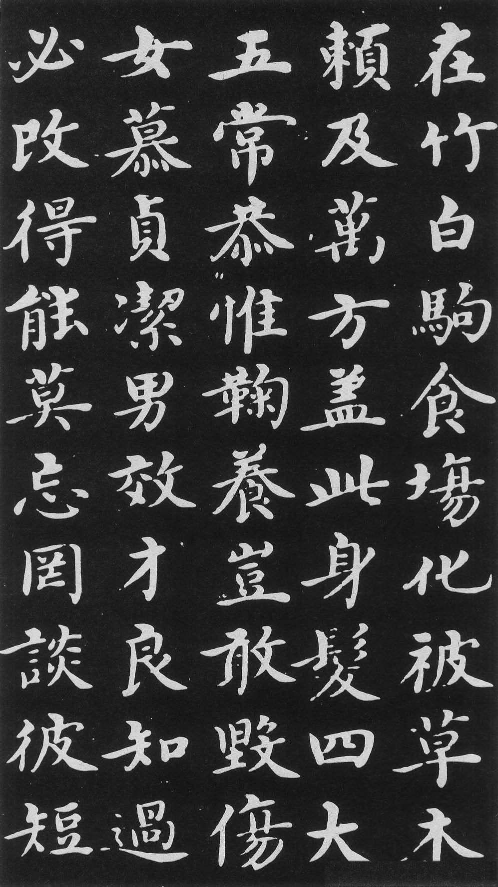 明代沈度楷书书法欣赏《千字文》