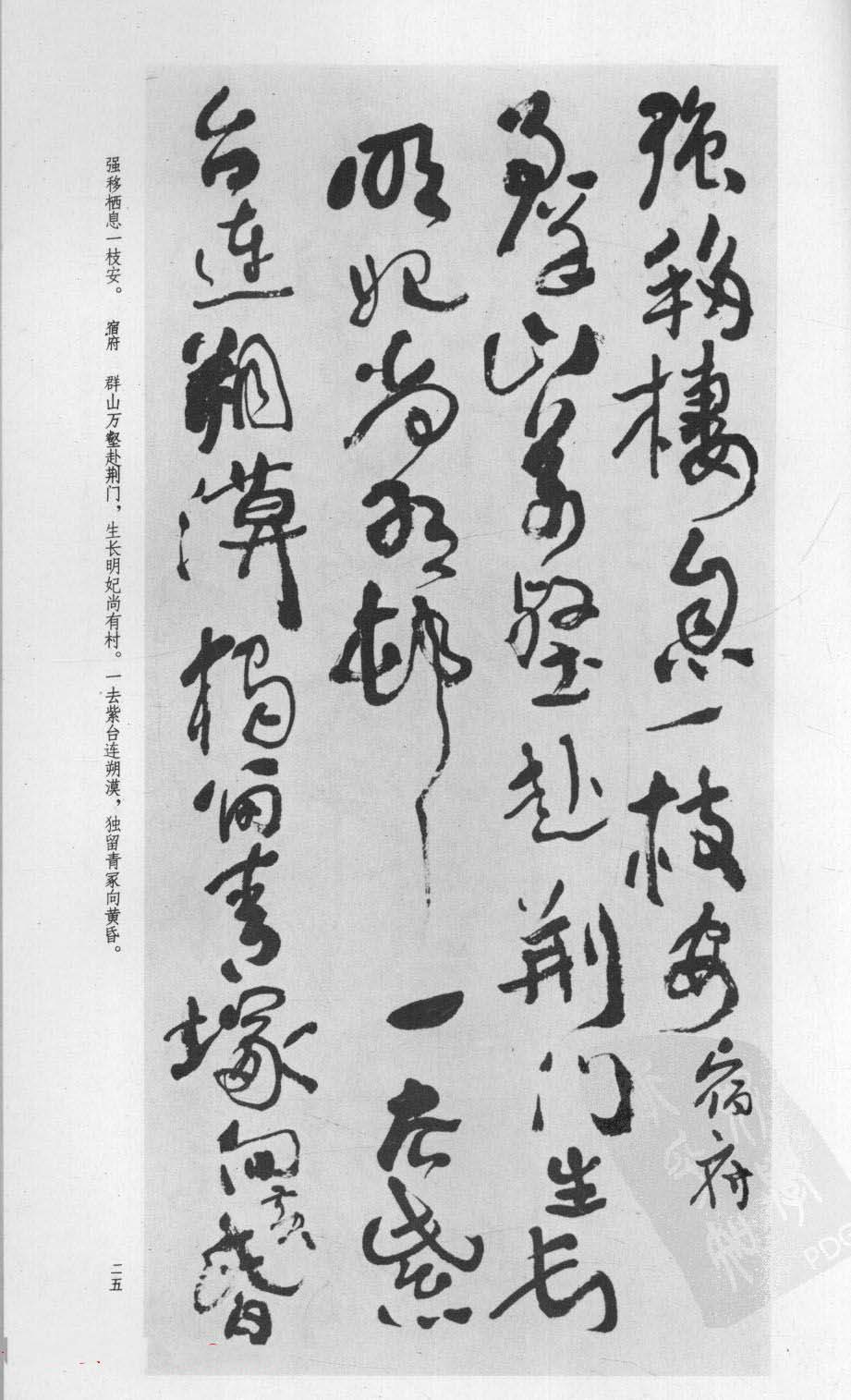 行草书法字帖欣赏《沈鹏书杜甫诗二十三首》