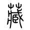 藏的书法