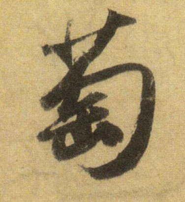 萄的书法