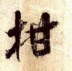 柑的书法