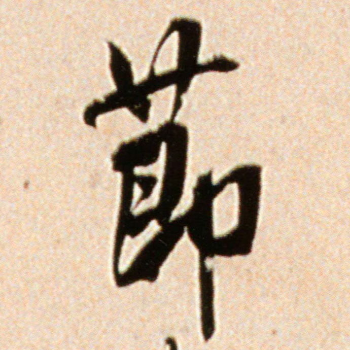 節【节】的书法