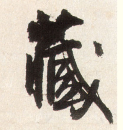 藏的书法