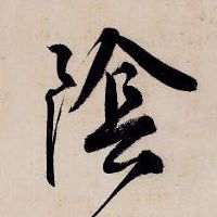 阴的书法