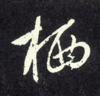 栖的书法