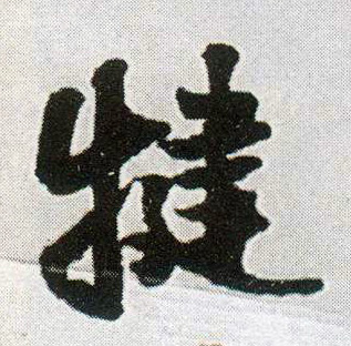 犍的书法