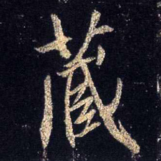 藏的书法
