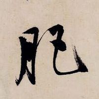 肥的书法