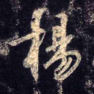 杨的书法